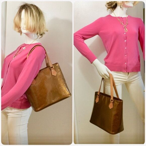 LOUIS VUITTON Vernis Leather Shoulder Handbag 👜 LM0050 - Picture 3 of 16